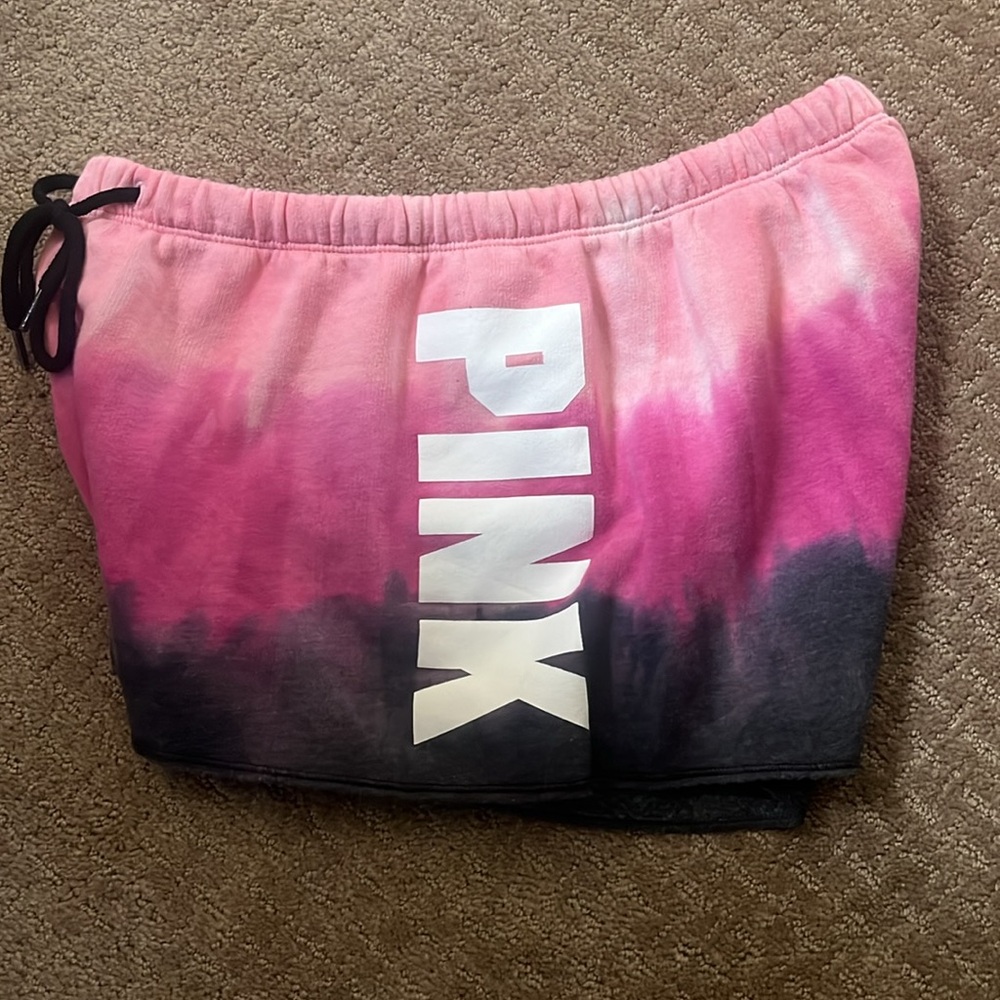 Tie dye PINK shorts